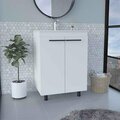 Depot E-Shop Dustin Free Standing Sink Cabinet, White DE-MLB5587